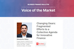 Changing Gears: Fragmented Efforts to a Collective Agenda for Innovative Finance